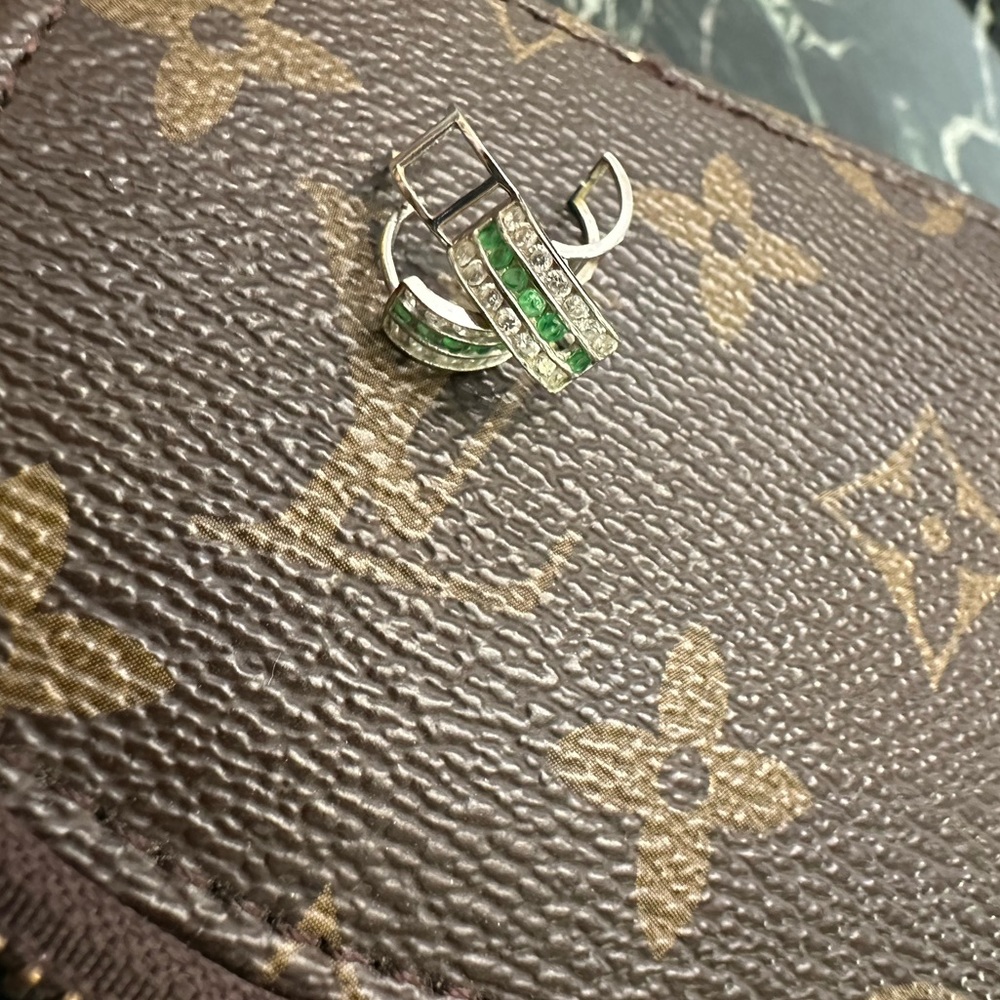 Solid 14k White Gold Earrings - image 5